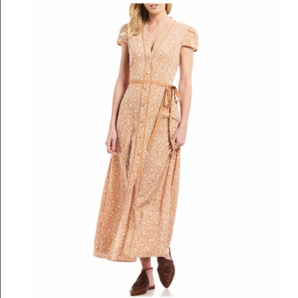 Chelsea & Violet Button Front Floral Maxi Dress - Picture 1 of 7